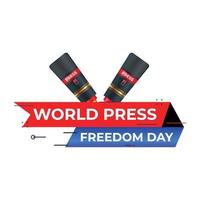 Welttag der Pressefreiheit vektor