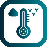 Temperatur-Vektor-Icon-Design vektor