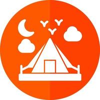 Camping-Vektor-Icon-Design vektor