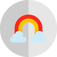 Regenbogen-Vektor-Icon-Design vektor