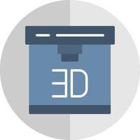 3D-Drucker-Vektor-Icon-Design