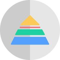 Pyramidenvektor-Icon-Design vektor