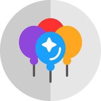 Luftballons-Vektor-Icon-Design vektor