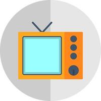 TV-Vektor-Icon-Design vektor