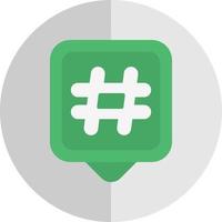 hashtags vektor ikon design