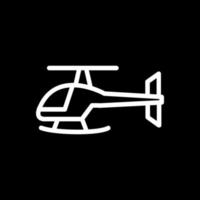 Hubschrauber-Vektor-Icon-Design vektor