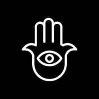 Hamsa-Vektor-Icon-Design vektor