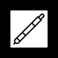 Stift quadratisches Vektor-Icon-Design vektor