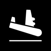 Flugzeug Ankunft Vektor Icon Design