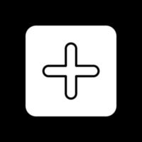 Plus-Vektor-Icon-Design vektor