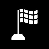 Flagge kariertes Vektor-Icon-Design vektor
