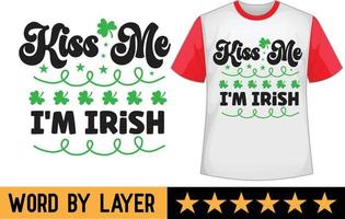 St Patrick svg t skjorta design vektor