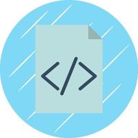 Dateicode-Vektor-Icon-Design vektor