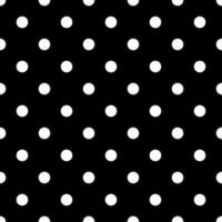 schwarz und Weiß nahtlos Muster mit Punkte vektor