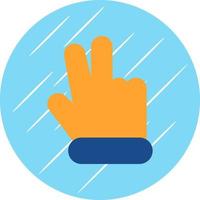 Hand-Frieden-Vektor-Icon-Design vektor