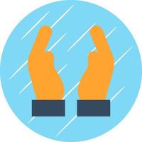 Hand, die Vektor-Icon-Design hält vektor