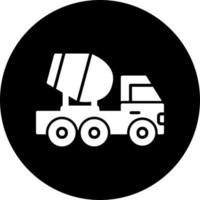 Mischer-LKW-Vektor-Symbol vektor