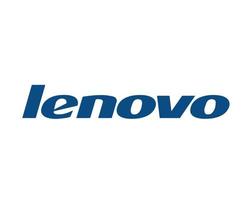 lenovo varumärke logotyp telefon symbol namn blå design Kina mobil vektor illustration