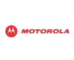 Motorola Logo Marke Telefon Symbol mit Name rot Design USA Handy, Mobiltelefon Vektor Illustration