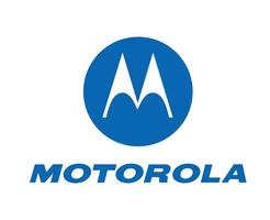 Motorola Marke Logo Telefon Symbol mit Name Blau Design USA Handy, Mobiltelefon Vektor Illustration