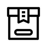 Box-Symbol für Ihre Website, Ihr Handy, Ihre Präsentation und Ihr Logo-Design. vektor