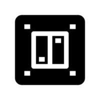 Schalter Symbol zum Ihre Webseite, Handy, Mobiltelefon, Präsentation, und Logo Design. vektor