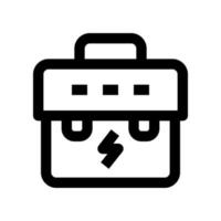 Toolbox-Symbol für Ihre Website, Ihr Handy, Ihre Präsentation und Ihr Logo-Design. vektor