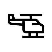 Hubschrauber Symbol zum Ihre Webseite, Handy, Mobiltelefon, Präsentation, und Logo Design. vektor