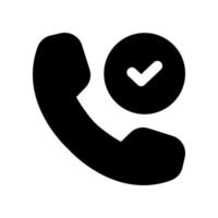 Telefon Anruf Symbol zum Ihre Webseite Design, Logo, Anwendung, ui. vektor