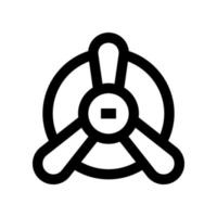 Propeller Symbol zum Ihre Webseite, Handy, Mobiltelefon, Präsentation, und Logo Design. vektor