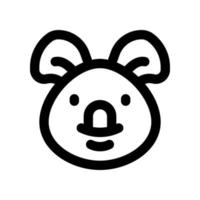 koala ikon för din hemsida design, logotyp, app, ui. vektor