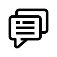 Chat-Symbol für Ihre Website, Ihr Handy, Ihre Präsentation und Ihr Logo-Design. vektor