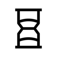 Sanduhr-Symbol für Ihre Website, Ihr Handy, Ihre Präsentation und Ihr Logo-Design. vektor