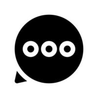 Rede Blase Symbol zum Ihre Webseite Design, Logo, Anwendung, ui. vektor