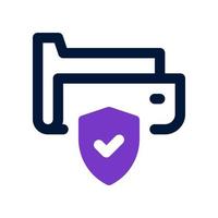 Schutz Symbol zum Ihre Webseite Design, Logo, Anwendung, ui. vektor