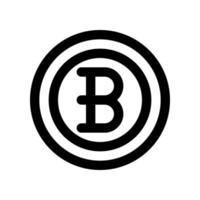 bitcoin ikon för din hemsida design, logotyp, app, ui. vektor