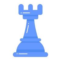 kolla upp detta Fantastisk vektor design av schack pantsätta i trendig stil, schack bit ikon