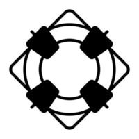ein editierbar Vektor von Rettungsschwimmer im modern Stil, einfach zu verwenden Symbol