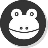 Frosch-Vektor-Icon-Design vektor