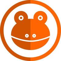 Frosch-Vektor-Icon-Design vektor