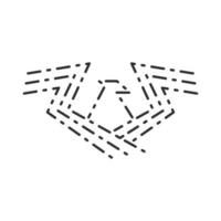 Adler Linien Logo vektor