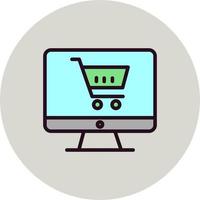 E-Commerce Kauf Symbol vektor