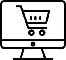 E-Commerce Kauf Symbol vektor