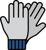 Vektorsymbol für Handschuhe vektor