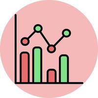 Statistik-Vektorsymbol vektor