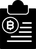 bitcoin Urklipp vektor ikon