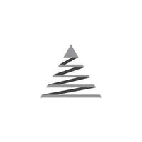 Dreieck Band Pfeil nach oben Streifen Design Symbol Logo Vektor