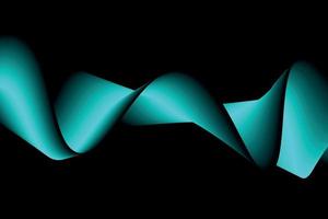 Blau Licht und schwarz Linien. Welle abstrakt Hintergrund, geeignet zum Landung Seite und Computer Desktop Hintergrund. 3d Vektor