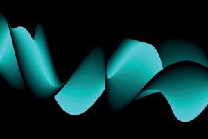 Blau Licht und Balack Welle abstrakt Hintergrund, geeignet zum Landung Seite und Computer Desktop Hintergrund. 3d Vektor