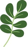 grön botanisk löv illustration vektor